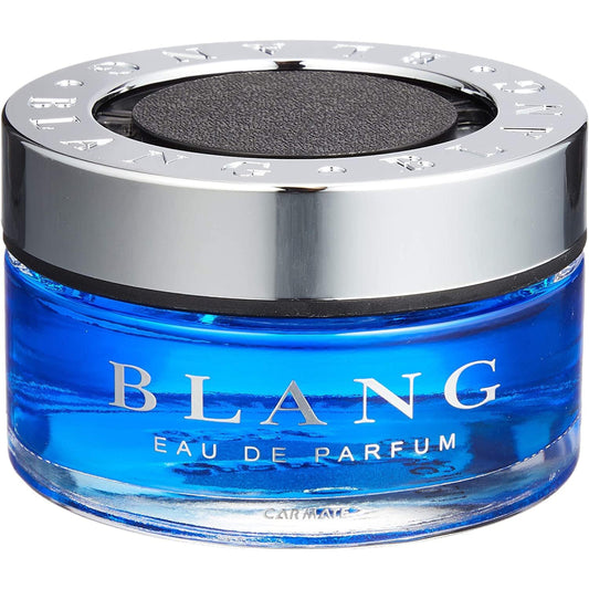 Carmate Blang Gel Car Air Freshener | White Musk Scent | 60ml | Desktop-Style Vehicle Fragrance (FR911, Blue)