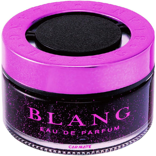 Carmate Blang Gel Glamorous Car Air Freshener | Wild Berry Scent | 60ml | Desktop-Style Vehicle Fragrance (FR920, Black/Pink)